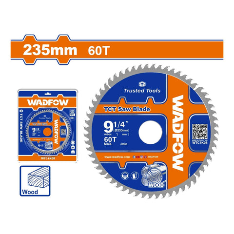 [SKUIMG]WTC1K08|WTC1K08.jpg|DISCO DE CORTE SIERRA TCT 9-1/4" 60T ANILLO REDUCTOR 16MM CORTE DE MADERA. IDEAL SIERRA CIRCULAR.