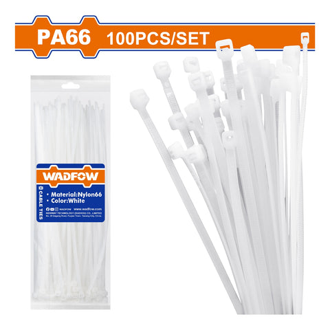 [SKUIMG]WTE320036|ZUNCHOS PLÁSTICOS 100 PIEZAS. BLANCO.