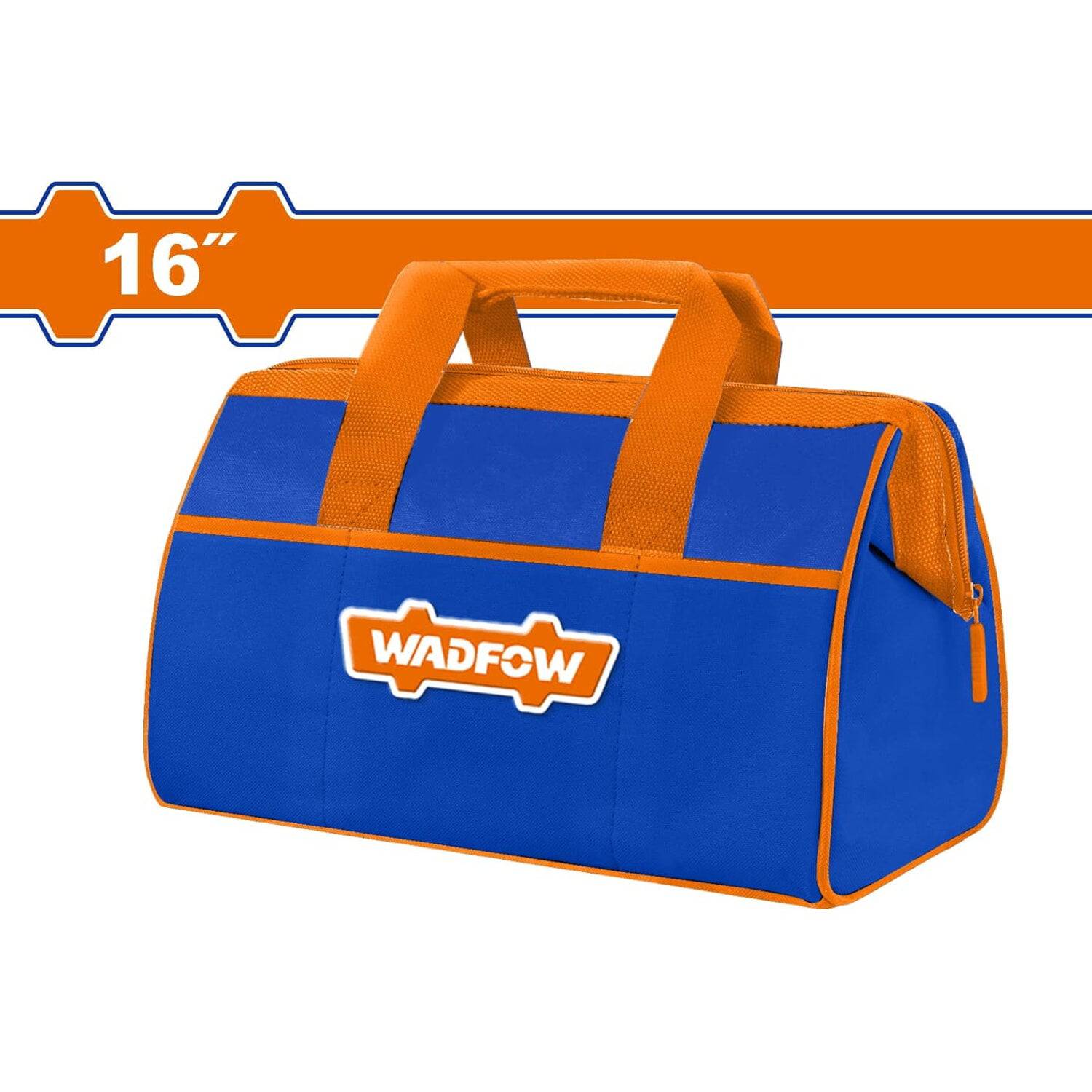 [SKUIMG]WTG3116|BOLSA DE HERRAMIENTAS DE 16" CARGA MÁXIMA: 12KG. CON 3 BOLSILLOS EXTERIORES. APERTURA FÁCIL. BOLSO C