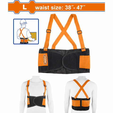[SKUIMG]WTG901L|FAJA DE SOPORTE LUMBAR PARA LA ESPALDA. CINTURON TAMANO: L (TAMANO DE CINTURA: 38"-47") LONGITUD: 11