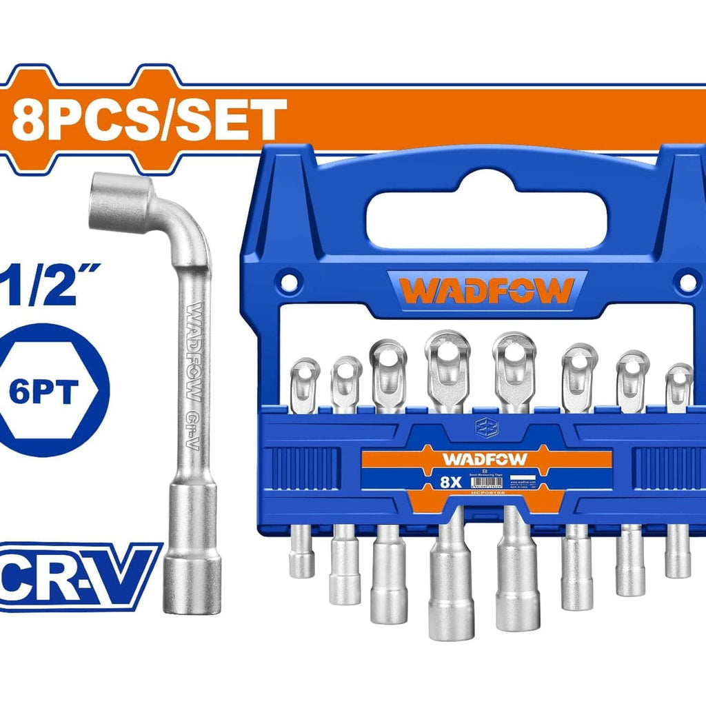 [SKUIMG]WTH4208|WTH4208.jpg|LLAVES EN L PARA SOCKETS 1/2" DE 6 PIEZAS. CR-V. ACERO INDUSTRIAL. TRATAMIENTO TÉRMICO. (JUEGO)