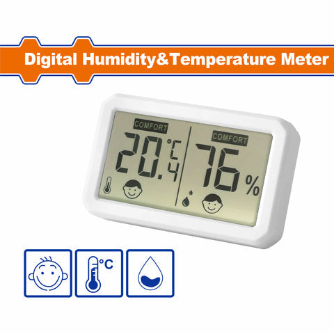 [SKUIMG]WTM1503|MEDIDOR DIGITAL DE HUMEDAD Y TEMPERATURA. TEMPERATURA AMBIENTE: -10C~60C HUMEDAD AMBIENTE: 0~100% FU
