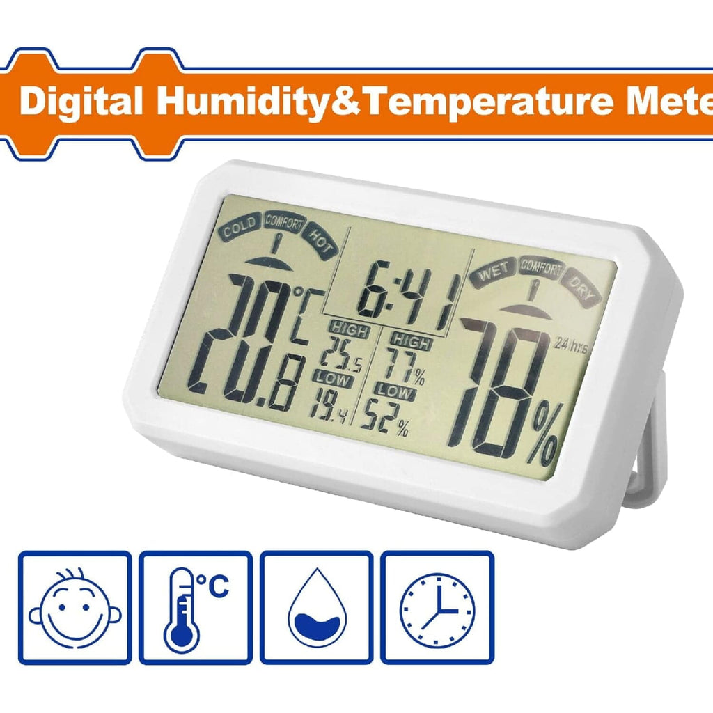 [SKUIMG]WTM1505|MEDIDOR DIGITAL DE HUMEDAD Y TEMPERATURA. FUNCIÓN DE BATERÍA MÁS BAJA. VISUALIZACIÓN DE LA HORA.