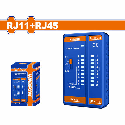 [SKUIMG]WTP9501|PROBADOR DE CABLE DE RED MULTIFUNCIONAL RJ11+RJ45. APAGADO AUTOMATICO. TESTER DE CABLE. MEDIDOR