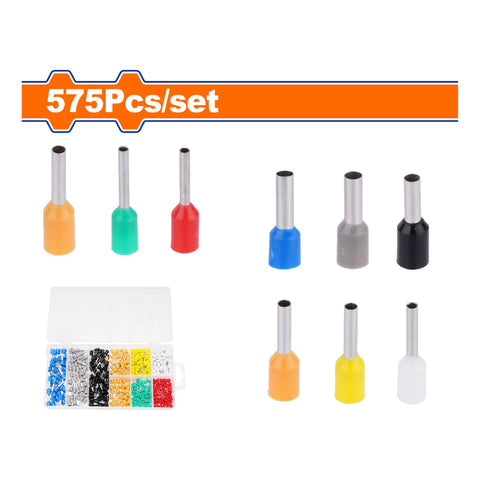 [SKUIMG]WTT2B01|CONECTORES TUBULARES PARA CRIMPADO 575 PZAS SURTIDAS.