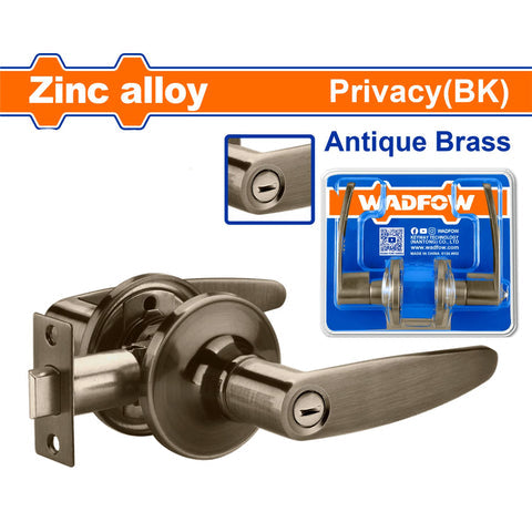 [SKUIMG]WUV1512|CERRADURA DE MANIJA DE PUERTA BANO. CERRADURA DE PALANCA TUBULAR PRIVACIDAD (BK) CILINDRO DE 65MM LA