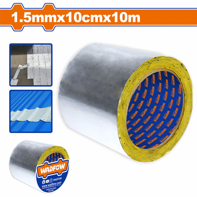 [SKUIMG]WVF1110|CINTA ADHESIVA DE ALUMINIO Y BUTILO 1.5MM X 10CM X 10M FUERTE ADHESION