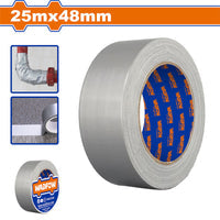 [SKUIMG]WVT2H12|TAPE ADHESIVO PARA REPARACIONES 25MX48MM. ESP: 0.16MM. COLOR GRIS. IDEAL EN PROTECCIÓN Y EMPALME.