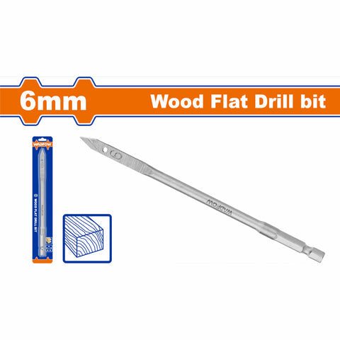 [SKUIMG]WWF1K06|BROCAS PLANAS PARA MADERA. ZANCO HEXAGONAL DE 1/4". MANITAS MILIMETRICAS PARA TALADRO.
