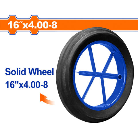 [SKUIMG]WWL1302|RUEDA SÓLIDA COMPACTA PARA CARRETILLAS DE 130 KG DE 16" X 4.00-8 COMPATIBLE CON: WWB1F02 WWB1F01