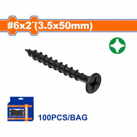 [SKUIMG]WXS1516A|WXS1516A.jpg|TORNILLOS PARA GYPSUM (YESO) ROSCA GRUESA. CABEZA DE TROMPETA. FOSFATIZADO. PHILLIPS.