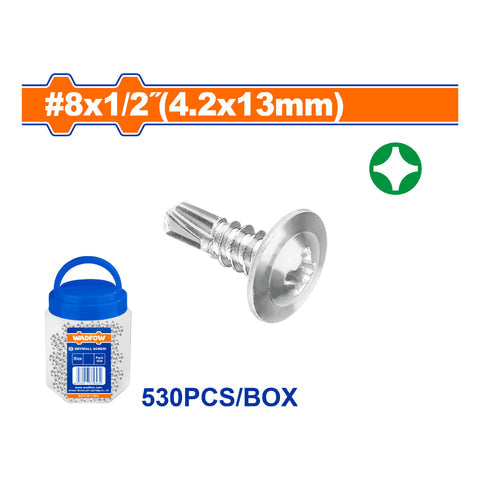 [SKUIMG]WXS3T11|WXS3T11.jpg|TORNILLOS PUNTA DE BROCA. PHILLIPS. AUTOPERFORANTE. ACABADO ZINCADO.