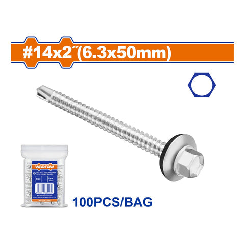 [SKUIMG]WXS4915|WXS4915.jpg|TORNILLOS AUTOTALADRANTES CON ARANDELA. HEXAGONALES. ZINCADO.