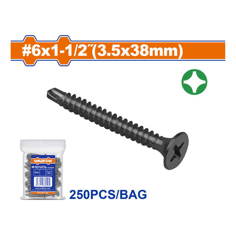 [SKUIMG]WXS9914|TORNILLOS AUTOPERFORANTES PHILLIPS. CABEZA AVELLANADA. FOSFATIZADO.
