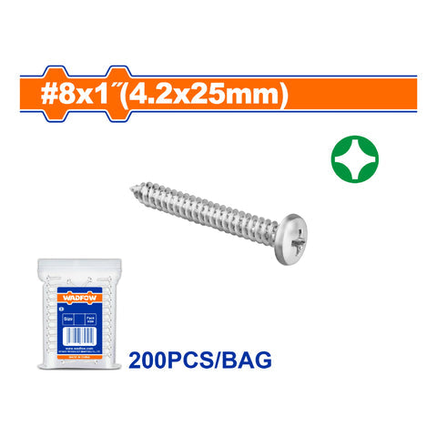 [SKUIMG]WXSA934|TORNILLOS PARA MADERA PHILLIPS CABEZA REDONDA. AUTORROSCANTE.