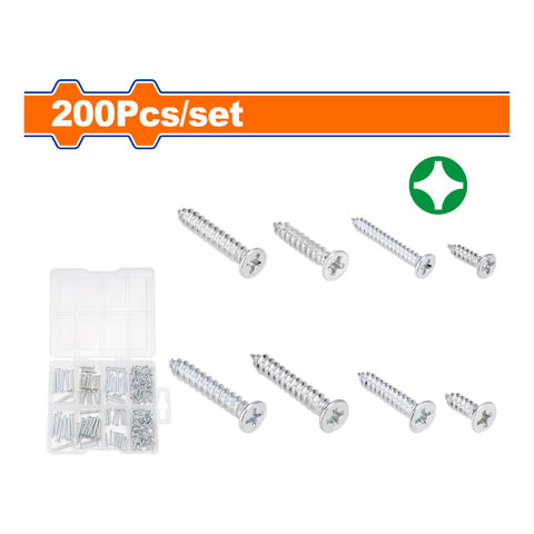 [SKUIMG]WXSCB01|TORNILLOS AUTOPERFORANTES PHILLIPS CABEZA AVELLANADA GALVANIZADO 200 PZAS.