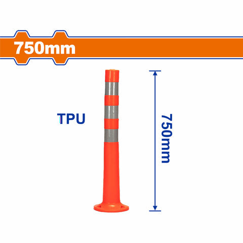 [SKUIMG]WYJ2A04|POSTE DELINEADOR DE TRAFICO CON CINTA REFLECTIVA 750MM. POSTE DE SENALIZACION. CONO NARANJA