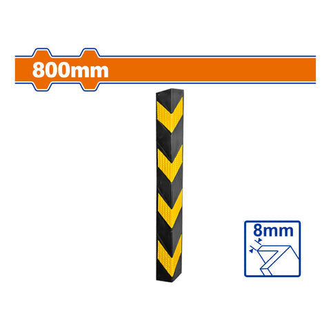 [SKUIMG]WYJ5A06|WYJ5A06.jpg|PROTECTOR DE GOMA COLUMNA PARA GARAJES Y ESTACIONAMIENTOS. TIPO ESQUINERO. 800MM.