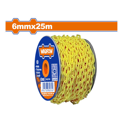 [SKUIMG]WYJ6A06|WYJ6A06.jpg|CADENA PLASTICA COLOR AMARILLO. 6MMX25MM. LONG.25MM.