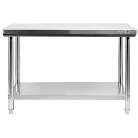 [SKUIMG]YG-09012|YG-09012.jpg|MESA INOXIDABLE DE TRABAJO CENTRAL CON