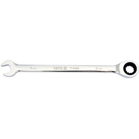 [CARBONE]YT-0195|LLAVE COMBI CON RATCHET (14MM)