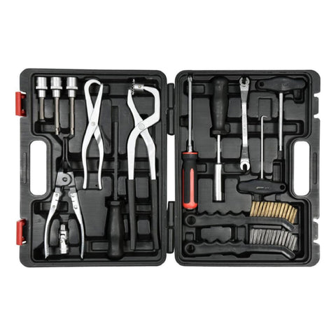 [SKUIMG]YT-06802|YT-06802.jpg|JUEGO DE HERRAMIENTAS UNIVERSALES PARA FRENOS. SET DE 15 PIEZAS.