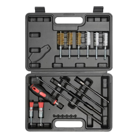 [SKUIMG]YT-17623|YT-17623.jpg|KIT DE LIMPIEZA DE ENCHUFE DE INYECTOR. SET DE 19 PIEZAS.