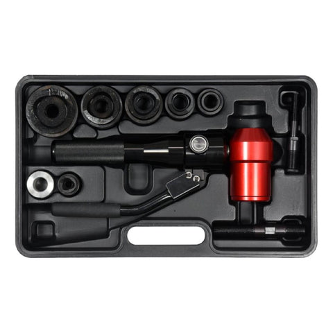 PERFORADOR HIDRÁULICO DE LÁMINAS DE METAL. SACABOCADOS KNOCKOUT PUNCH 22-60MM. CONJUNTO PARA CORTAR