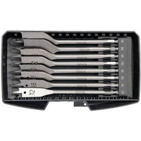 [SKUIMG]YT-3259|YT-3259.jpg|JUEGO DE BROCAS TIPO PALETA PARA MADERA (8 PIEZAS, 12-32 MM)