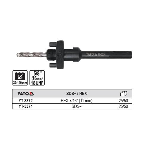 [SKUIMG]YT-3372|ADAPTADOR PARA BROCA COPA CIRC