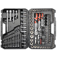 [SKUIMG]YT-38801|YT-38801.jpg|JUEGO DE DADOS (1/4", 3/8", 1/2", 120 PIEZAS)