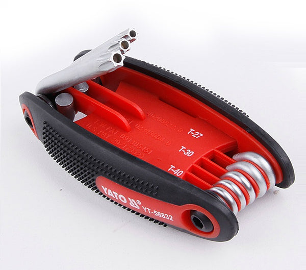 [SKUIMG]YT-58832|YT-58832.jpg|Juego De Llaves Torx De Seguridad Plegables (9 Piezas)