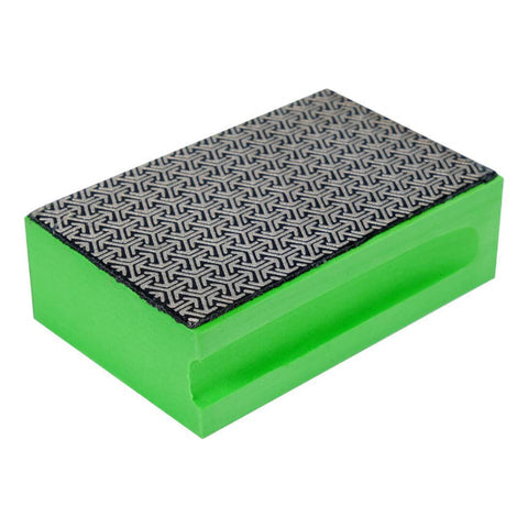 [SKUIMG]YT-76105|ESPONJA DE DIAMANTE G200 VERDE, TAMANO: 90X60X30MM, 200 GRANO - MUY GRUESO, USAR EN VIDRIO, PORCELAN