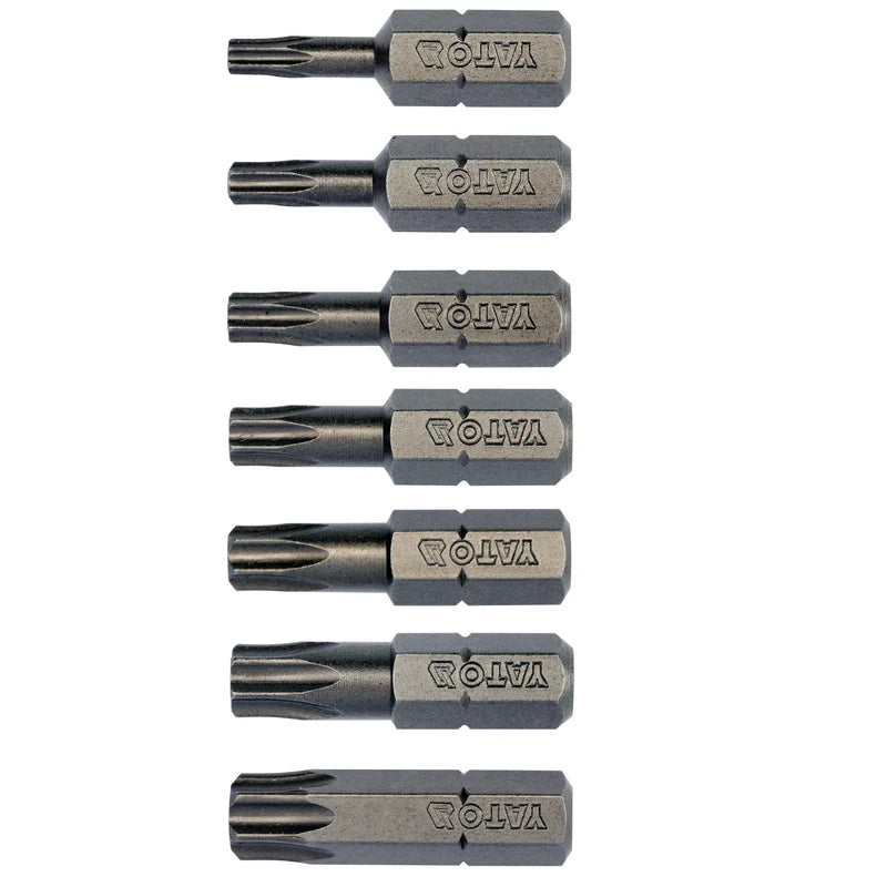 [SKUIMG]YT-78143|YT-78143-FRONTEND-aCbhBCgGKxJ0SoLh.png|10 Pzas - Puntas Torx De Destornillador 1/4, 25 Mm, T20