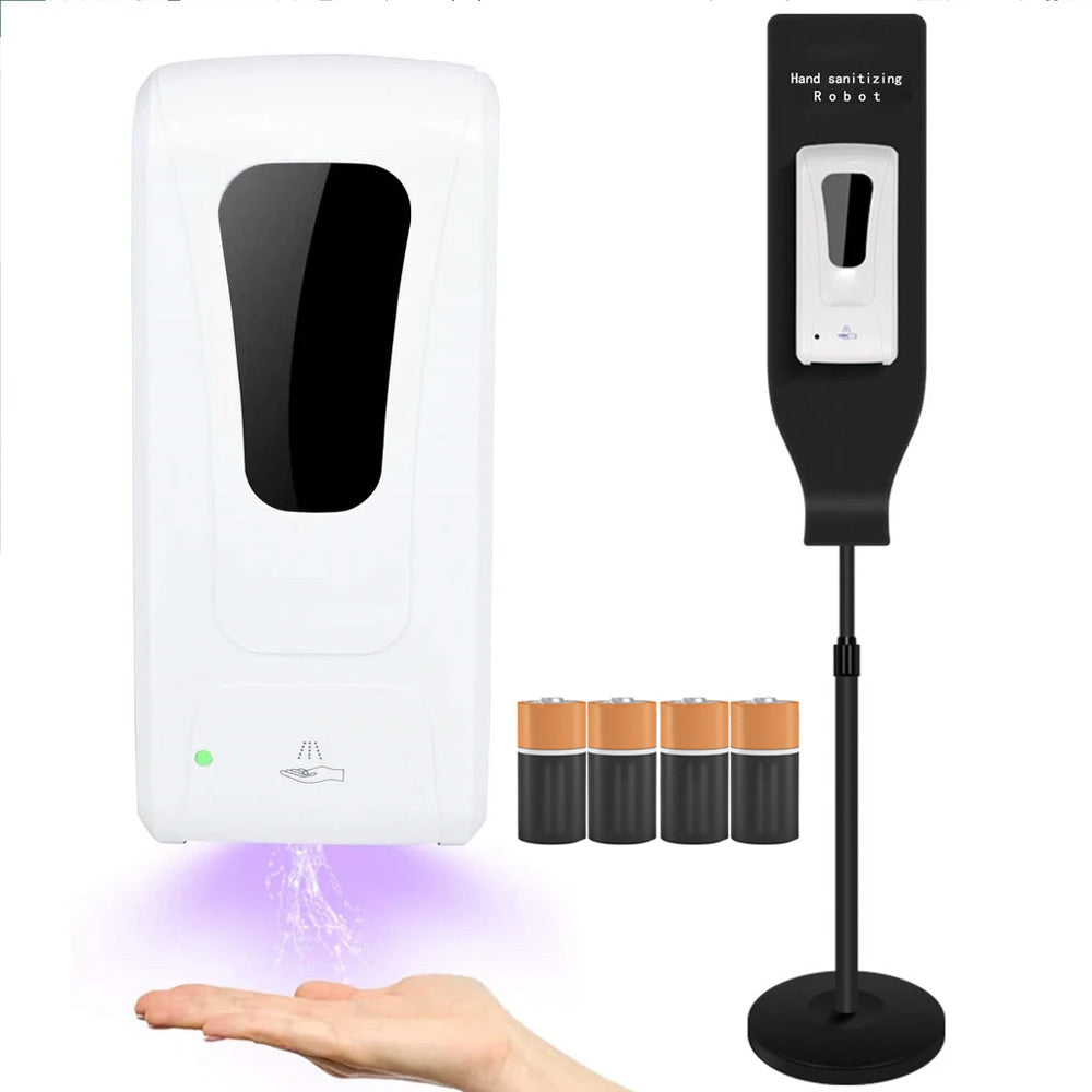 [CARBONE]ZP-2020|DISPENSADOR AUTOMÁTICO DE PISO TIPO SPRAY PARA ALCOHOL LÍQUIDO. INCLUYE: DISPENSADOR Y BASE DE PISO.