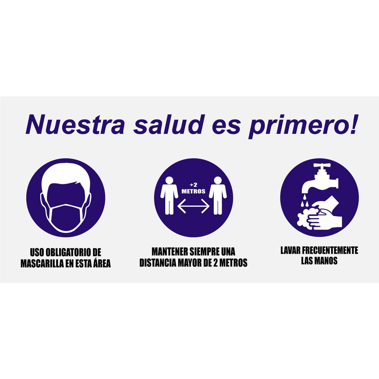 [SKUIMG]ZP-3051|ZP-3051.jpg|LETRERO DE SEÑALIZACION RECTANGULAR PARA SEGURIDAD. MATERIAL FOAM. MEDIDAS 60 CM X 30 CM.