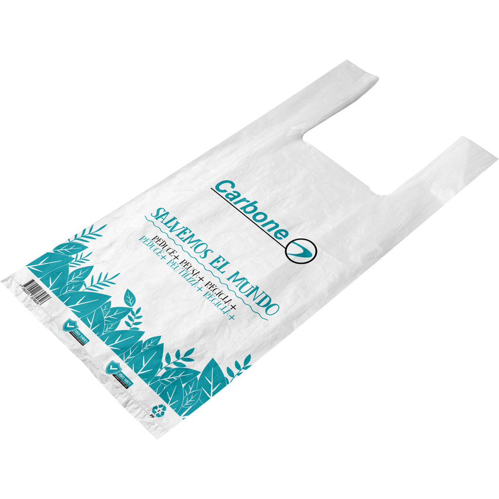 [SKUIMG]ZZ-BOLSAECOLOGICA|ZZ-BOLSAECOLOGICA.jpg|BOLSA ECOLOGICA BIODEGRADABLE CON LOGO CARBONE. MEDIDA 30X60X14 CM 100% MATERIAL PP NON WOVEN